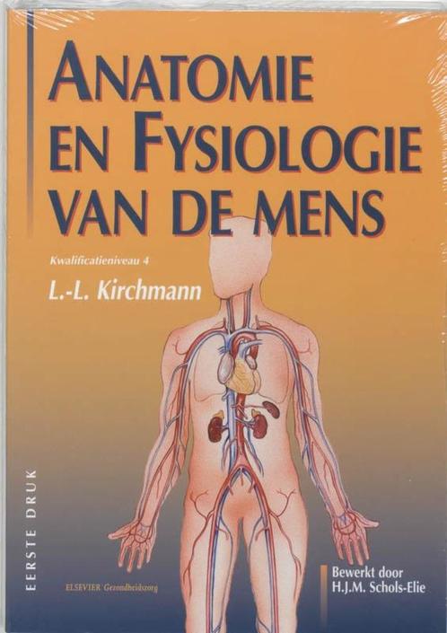 L. Kirchmann Anatomie en Fysiologie van de mens + werkboek, Boeken, Esoterie en Spiritualiteit, Zo goed als nieuw, Verzenden