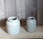 Brocante grijze grespotten, Antiek en Kunst, Antiek | Keramiek en Aardewerk, Ophalen of Verzenden