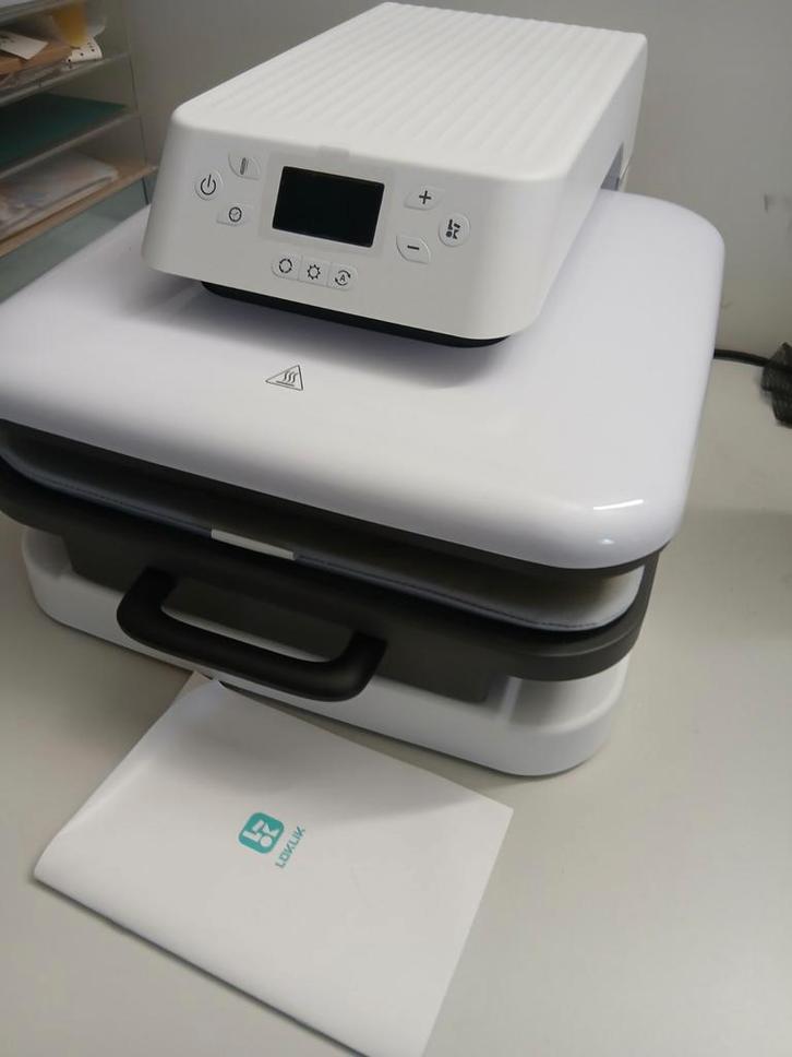 Loklik Auto Heat Press - Automatische Hittepers, Hobby en Vrije tijd, Overige Hobby en Vrije tijd, Zo goed als nieuw, Ophalen