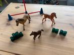 Paardenset met Springhindernissen schleich dieren, Verzamelen, Dierenverzamelingen, Ophalen of Verzenden, Nieuw, Paard, Beeldje of Figuurtje