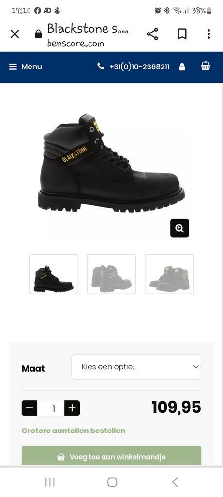 Blackstone schoenen maat 38, Kinderen en Baby's, Kinderkleding | Schoenen en Sokken, Zo goed als nieuw, Schoenen, Jongen, Ophalen of Verzenden