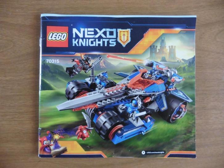 Lego Nexo Knights 70315 Clay's gevechtszwaard, Kinderen en Baby's, Speelgoed | Duplo en Lego, Gebruikt, Lego, Complete set, Ophalen of Verzenden