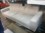 Hele nette bank modern Prominent 3 zits stof beige, Ophalen, Gebruikt, Tweepersoons, 75 tot 100 cm