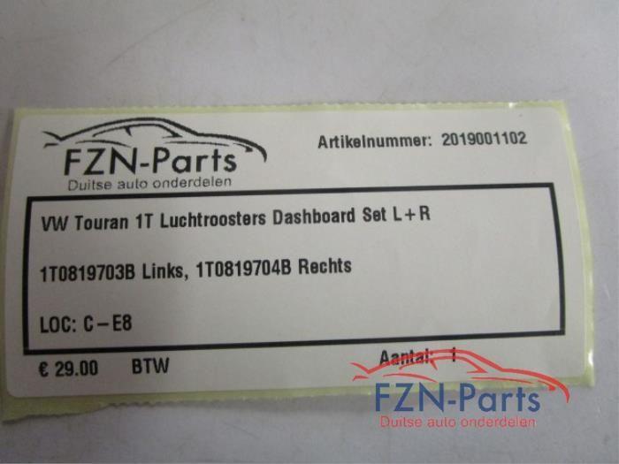 Luchtrooster Dashboard Volkswagen Touran (22735909), Auto-onderdelen, Dashboard en Schakelaars, Gebruikt, Ophalen