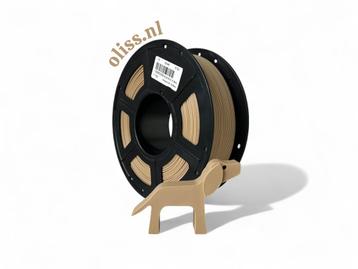 Nieuw! 3d filament hout kleur, PLA beige 1,1kg, 1,75mm beschikbaar voor biedingen