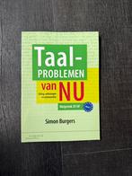 Simon Burgers - Taalproblemen van nu, Ophalen of Verzenden, Zo goed als nieuw, Simon Burgers