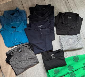 Polo’s en shirt heren maat S kleding pakket, partij polo’s beschikbaar voor biedingen