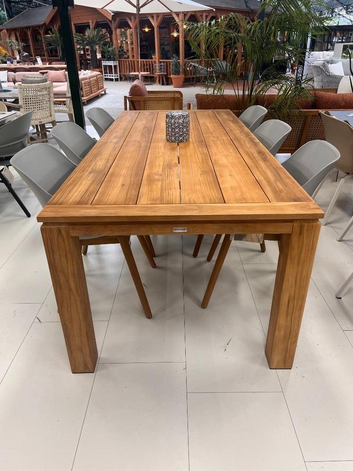 Tuinset Stella | Hartman | Showroommodel, Tuin en Terras, Tuinsets en Loungesets, Gebruikt, Tuinset, Teakhout, 6 zitplaatsen, Eettafel