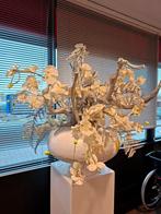 Kunstbloemen + vaas, Huis en Inrichting, Ophalen, Zo goed als nieuw
