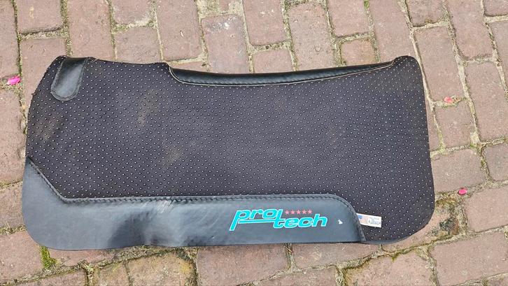 Westernpad Pro Tech van Lakota zwart vilt/neopreen, Dieren en Toebehoren, Paarden en Pony's | Dekens en Dekjes, Zo goed als nieuw