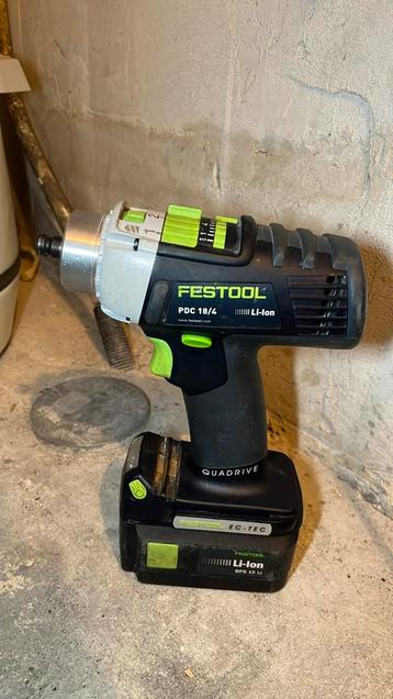 Festool PDC 18/4 schroefmachine beschikbaar voor biedingen