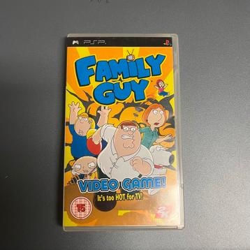 PSP Family Guy Video Game beschikbaar voor biedingen