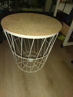bijzettafel tekoopt, Huis en Inrichting, Tafels | Bijzettafels, Minder dan 55 cm, Gebruikt, Rond, Ophalen