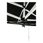 Professionele Easy-Up aluminium partytent 3x3m zwart., Tuin en Terras, Opvouwbaar, Partytent, Minder dan 2 meter, Minder dan 4 meter