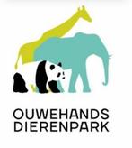 2 kaarten ouwehands dierenpark, Tickets en Kaartjes, Recreatie | Dierentuinen, Twee personen, Ticket of Toegangskaart