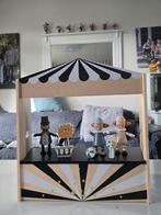 Poppenkast van hout met poppen, Ophalen, Zo goed als nieuw, Jongen of Meisje