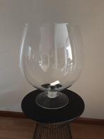 Grote cognacglas vaas, Huis en Inrichting, Woonaccessoires | Vazen, Ophalen, Overige kleuren, Minder dan 50 cm, Glas