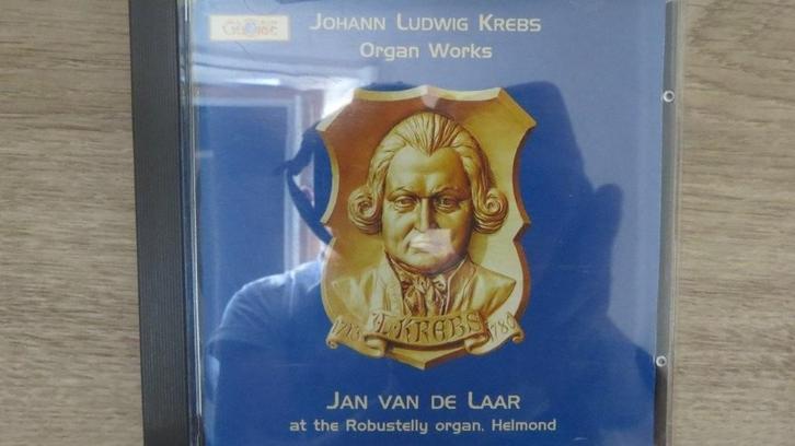 Cd Robustelly orgel: Jan van de Laar, J.L. Krebs, Helmond, Cd's en Dvd's, Cd's | Klassiek, Zo goed als nieuw, Overige typen, Barok