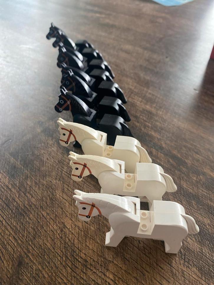 Lego Ridder Paarden - Set van 10, Kinderen en Baby's, Speelgoed | Duplo en Lego, Gebruikt, Lego, Losse stenen, Ophalen of Verzenden