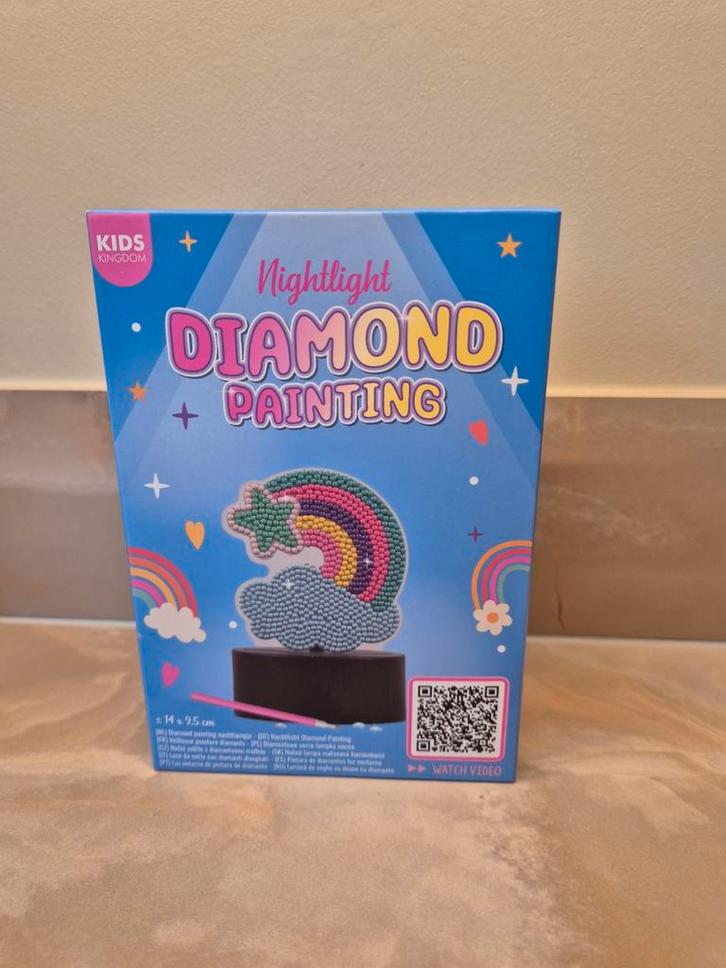 Diamond Painting Nachtlampje - Nieuw in doos!, Kinderen en Baby's, Speelgoed | Educatief en Creatief, Nieuw, Knutselen, Bouwen
