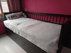 uitschuifbed ikea met 2 lades, Ophalen, Gebruikt, Eenpersoons, Wit