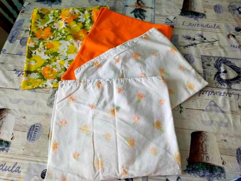 RETRO VINTAGE KUSSENSLOOP HOES ORANJE HIPPIE BOHO 60 70 80, Verzamelen, Retro, Huis en Inrichting, Ophalen of Verzenden