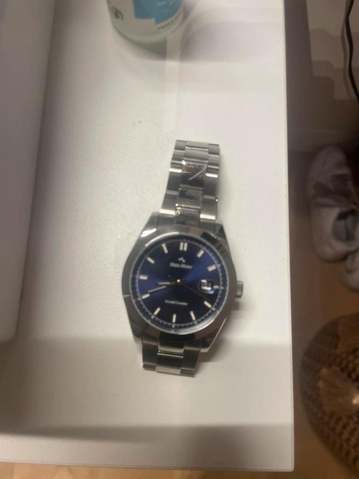 Mooie Mats Meijer Horloge, Sieraden, Tassen en Uiterlijk, Horloges | Heren, Gebruikt, Polshorloge, Overige merken, Staal, Ophalen of Verzenden