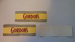 Gordons Gordon's Gin logo sticker drank vintage reclame, Verzamelen, Ophalen of Verzenden, Zo goed als nieuw, Overige typen