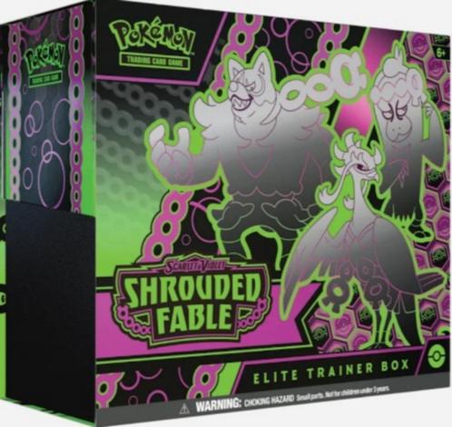 Pokémon Shrouded Fable: Elite Trainer Box – Slechts €57,95, Hobby en Vrije tijd, Verzamelkaartspellen | Pokémon, Nieuw, Boosterbox