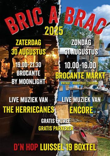 Bric a brac franse braderie met veel brocante + gezelligheid beschikbaar voor biedingen
