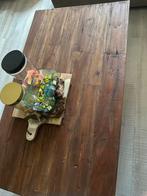 Mooie houten salontafel, Ophalen, Gebruikt, 100 tot 150 cm, Eikenhout