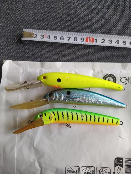 Setje dieplopers van o.a. Manns en Abu Garcia., Watersport en Boten, Hengelsport | Roofvissen, Gebruikt, Overige typen, Ophalen of Verzenden