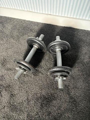 Gewichten fitness totaal met maximaal 5kg  beschikbaar voor biedingen