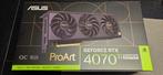 ASUS ProArt GeForce RTX 4070 Ti SUPER 16GB GDDR6X OC Edition, Computers en Software, Videokaarten, Ophalen, PCI-Express 4, Zo goed als nieuw