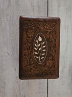 Handgesneden Houten Sieradendoosje, Ophalen of Verzenden
