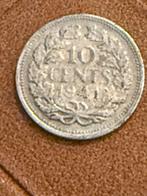 10 euro cent wilhelmina 1941, Postzegels en Munten, Munten | Nederland, Ophalen, Koningin Wilhelmina, 10 cent