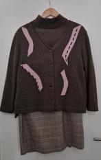 Twinset met bijpassende rok - maat 42/44 - merk Lucia, Kleding | Dames, Ophalen of Verzenden, Gedragen, Maat 42/44 (L)