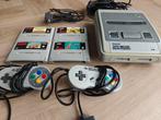 Super Nintendo SNES origineel met 4 games en 2 controllers, Ophalen of Verzenden, Gebruikt, Met 2 controllers, Met games