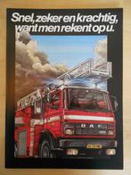 DAF Brandweer Programma ca 1983 Brochure - Brandweerwagen, Ophalen, Zo goed als nieuw, Overige merken, DAF