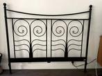 Metalen bedframe voor matras van 160x 200, incl lattenbodems, Huis en Inrichting, Ophalen, Gebruikt, Zwart, Tweepersoons