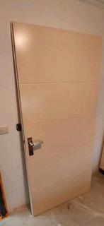 Opdekdeuren, 2 stuks., Doe-het-zelf en Verbouw, Deuren en Horren, Ophalen, 80 tot 100 cm, Binnendeur, Zo goed als nieuw