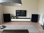Te Koop, prachtige set  zwarte Quad ESL electrostaten, Audio, Tv en Foto, Luidsprekers, Gebruikt, 60 tot 120 watt, Front, Rear of Stereo speakers