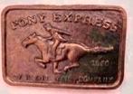 Belt buckle gesp Pony Express
Voor riem van 3,8 cm breed, Ophalen of Verzenden, Nieuw, Overige kleuren, Minder dan 95 cm