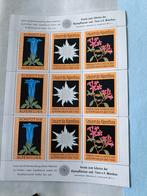 Vel sluitzegels Duitsland bloemen, Postzegels en Munten, Postzegels | Thematische zegels, Ophalen of Verzenden, Postfris, Dier of Natuur