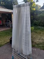 2 Vitrage gordijnen, +/-180cm breed, Huis en Inrichting, Gebruikt, 100 tot 150 cm, 150 tot 200 cm, Ophalen of Verzenden
