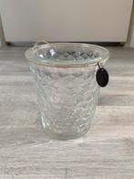Riverdale glazen bloempot vaas met structuur, Overige kleuren, Nieuw, Ophalen of Verzenden, Glas
