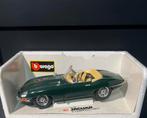 9. Jaguar E Cabriolet 1961 Burago 1:18 - In Doos!, Ophalen of Verzenden, Nieuw, Auto, Bburago