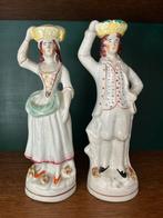Antiek porseleinen dresden beeldjes, Antiek en Kunst, Ophalen of Verzenden
