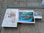 3 puzzels, Ophalen of Verzenden, 500 t/m 1500 stukjes, Zo goed als nieuw
