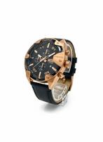 Diesel DZ4607 Spiked Zwart | ZGAN, Ophalen of Verzenden, Zo goed als nieuw